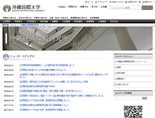 Tablet Screenshot of iees.okiu.ac.jp